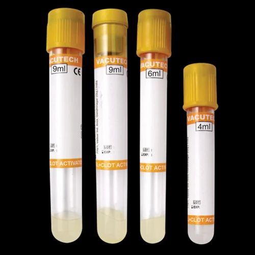 Blood Collection Tubes Gel Clot Activator, Plastic