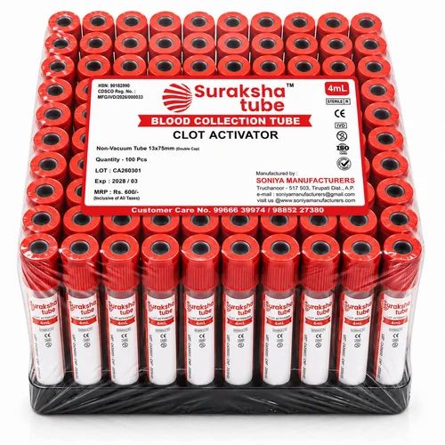 Suraksha Clot Activator Collection Tube