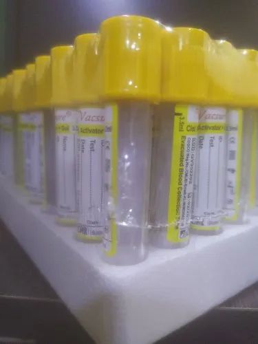 Clot activator + gell 3.5ml evacuated blood collection tube