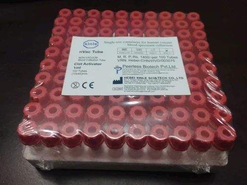Transparent 1 ml Xinel Capillary Clot Activator Tube