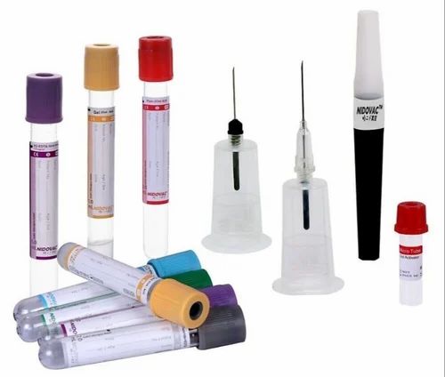 Plastic Nidovac Clot-act GEL Tube (Yellow/ Golden Cap), 3ml