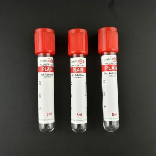 Plastic Red Tube NON-VAC CD-LOCK CLOT ACT, 4ml