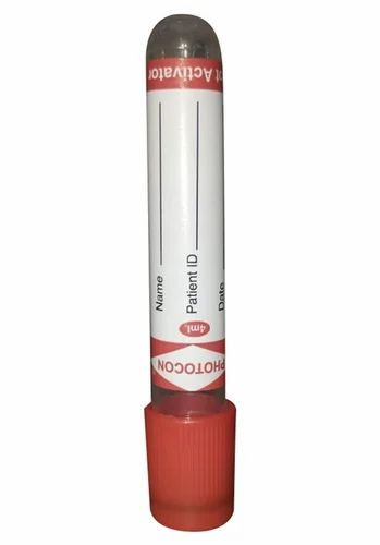 Clot Activator Plain Blood Collection Tube, For Laboratory, 2ml