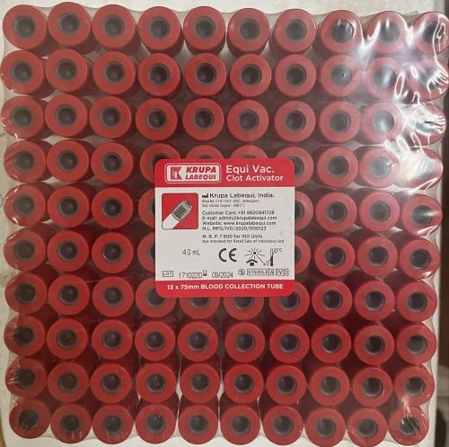 PLAIN / CLOT ACT. 4mL Vacutainer Blood Collection Tube