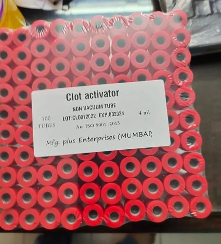 Polypropylene Clot Activator Test Tube, 4 ml