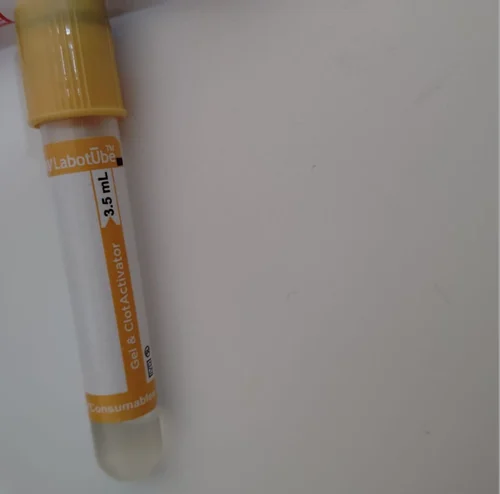 Pet / Polypropelyne (PP) Clot activator gel tube, 4 ml