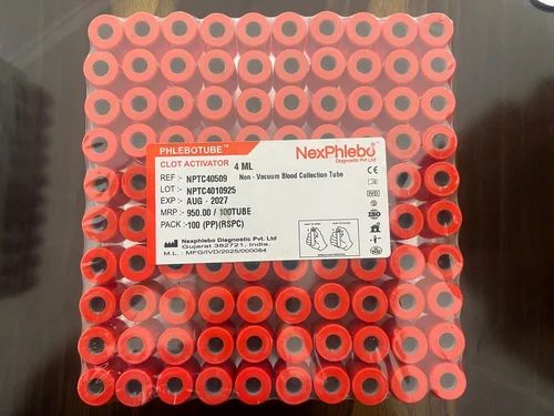 Clot Activator Blood Collection Tubes
