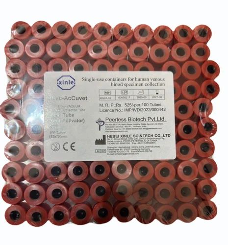 Xinle Nvac Accuvet Clot Activator Tube