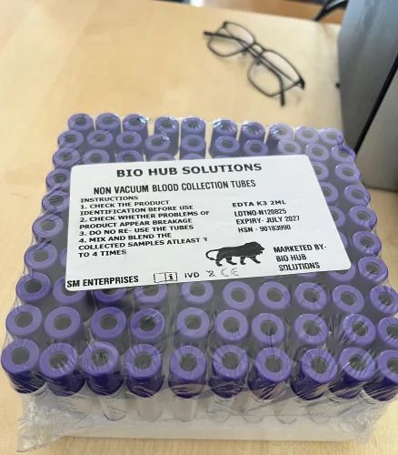 K3 Edta Blood Collection Tube (2 ml) - Non Vacuum