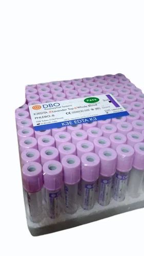 Plastic Edta Blood Collection Tube, Pack of 100, Size: 50 ml