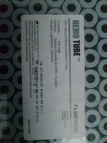 Fluoride Tube