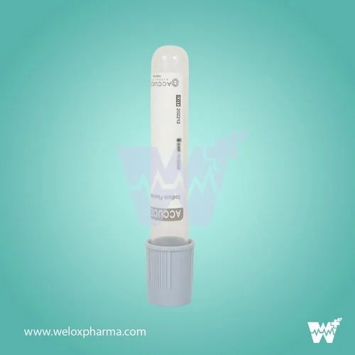 Accucera Sodium Flouride Blood Collection Tube
