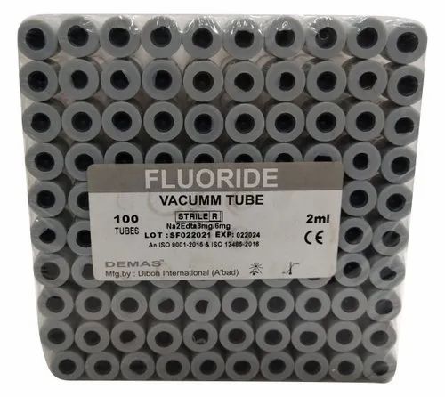 Plastic 2ml Fluoride Vacuum Tubes