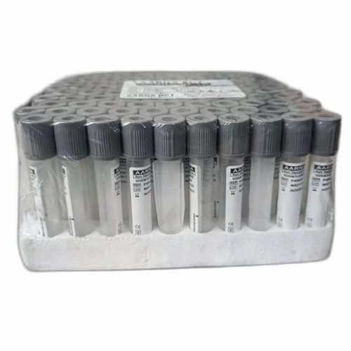 Plastic 2ml Glucose Fluoride Blood Collection Tube