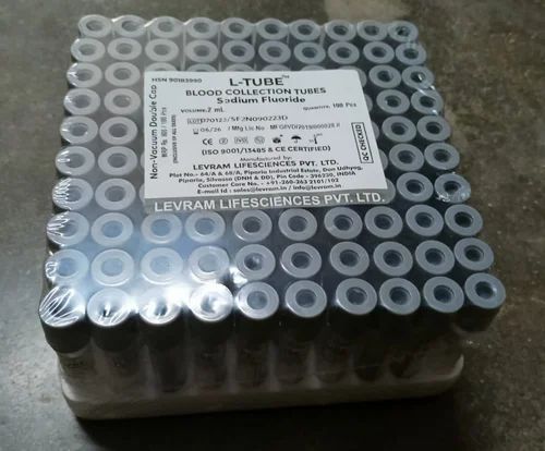 Plastic 2ml Sodium Fluoride Blood Collection Tube