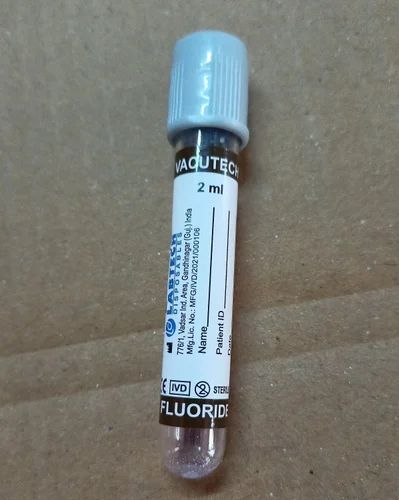 Plastic 2ml Vacutech Fluoride Tubes