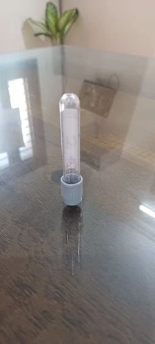 Plastic Blood Collection Tube - Fluoride, Pack of 100, Size: 2 ml