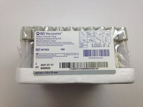BD VACUTAINER SODIUM FLUORIDE BLOOD COLLECTION TUBE