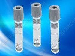 L Tube Double Cap Fluoride Tube (2ml, 3ml), for Hospital and Laboratory