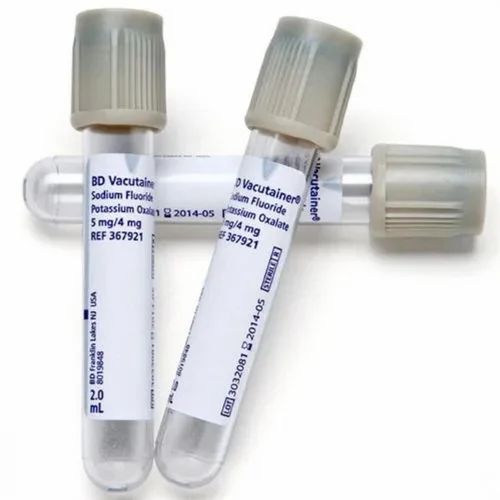 Plastic 2ml Sodium Fluoride Tubes