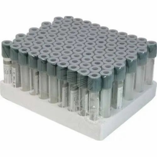 Plastic Fluoride Blood Collection Tube For Laboratory, Size: 2ML,4ML