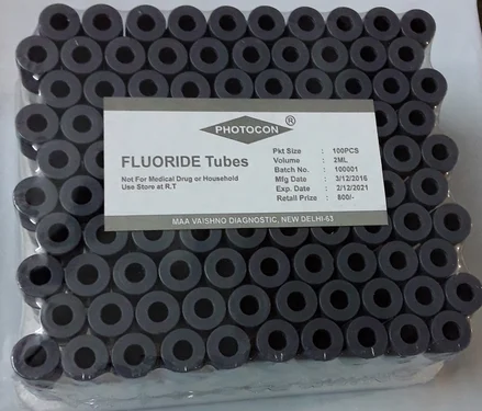 Plastic Fluoride Tubes, 4 ml