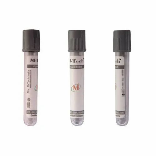 Fluoride Non Vacuum Blood Collection Tube, For Laboratory, Size: 12 X 75 Mm