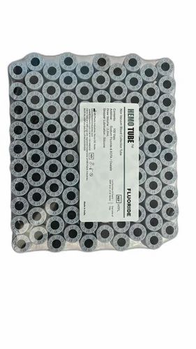 Sodium Fluoride & EDTA Blood Collection Tube Non Vacuum Pack Size-1x100 Vials 2.0ml Tube Size