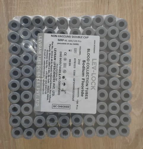 Lev Lock Fluoride Tubes, 3 ml