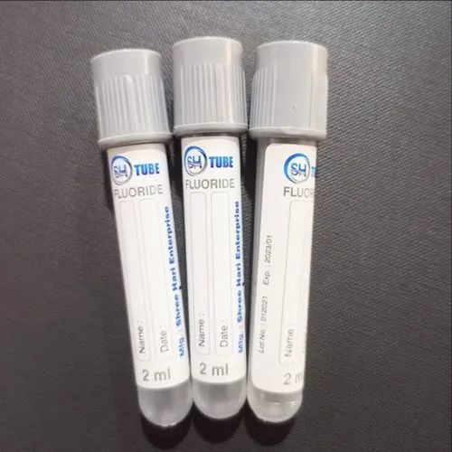 Non Vacuum Blood Collection Fluoride Tube, For Laboratory