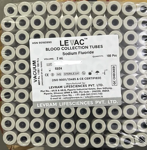 Sodium Fluoride Tube Non Vaccum
