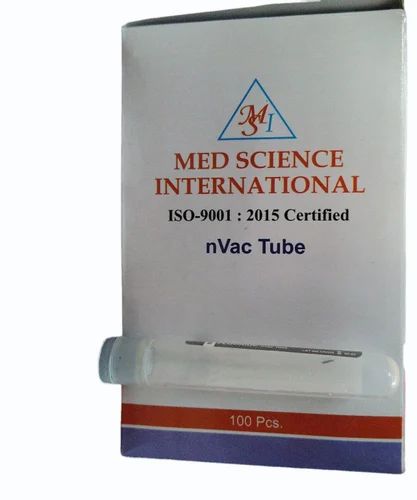 Plastic Single Cap Non Vacuum Fluoride Tube, For Hospital, 5 ml