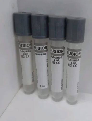 Plastic Sodium Fluoride Tube 2ml Non Vacuum