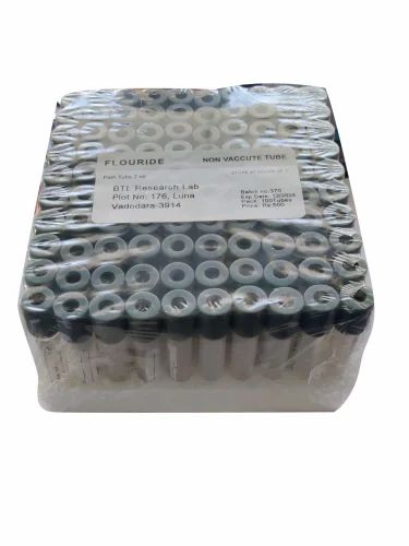 ABS Plastic Sodium Fluoride Tube, 10 ml