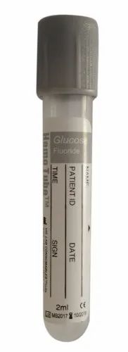 Plastic Sodium Fluoride Non-Vacuum Tube, For Clinical, Size: 13 X 75mm