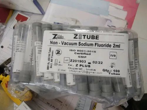 Vacuum Sodium Fluoride Tube