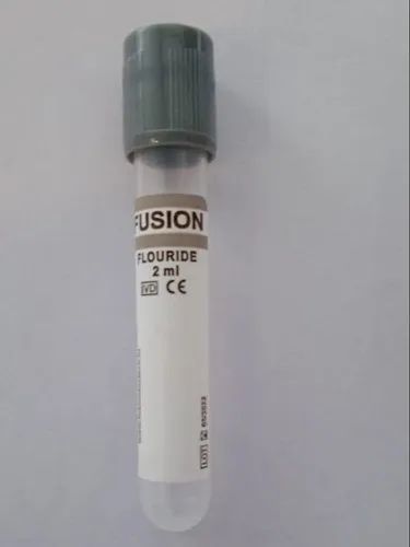 Plastic Blood Collection tube(Fluoride)-2ml, For Laboratory