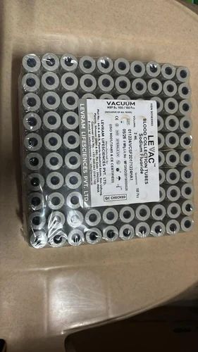 Levac Sodium Fluoride Blood Collection Tube