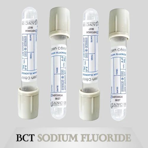 Sterile Non Vacuum Bct Sodium Fluoride Tube
