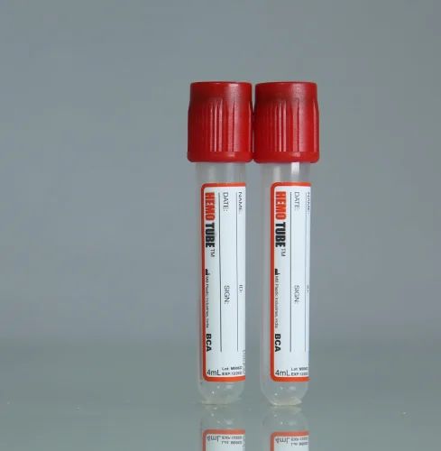 Plain Non Vacuum Blood Collection Tube