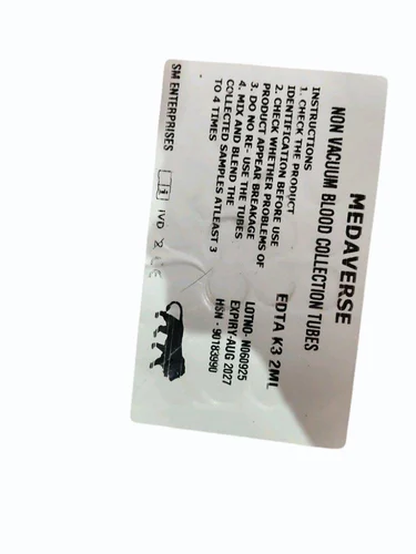 Non Vaccum Blood Collection Tubes Wholesale