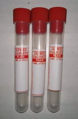 Plastic Plain Blood Collection Tubes