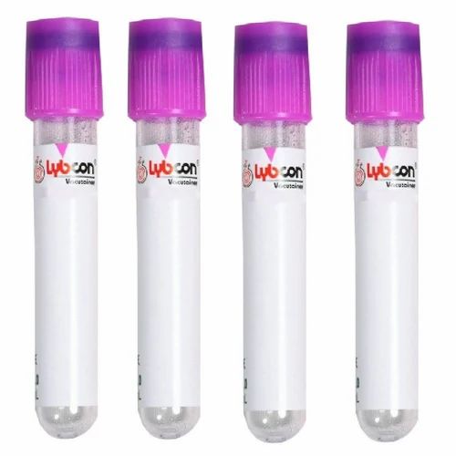 PET 3.0ml K3E EDTA Blood Collection Tube, Pack of 100