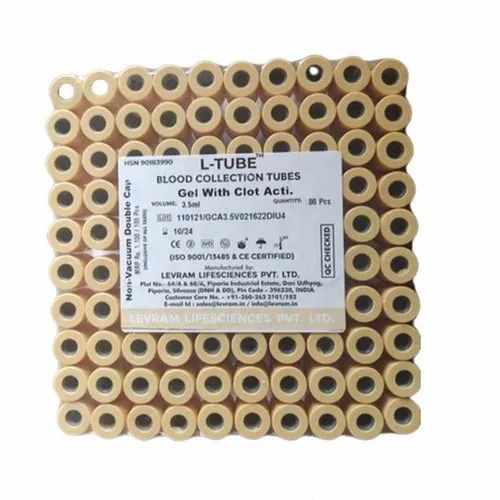 3.5ml SST Gel Non Vacuum Blood Collection Tubes