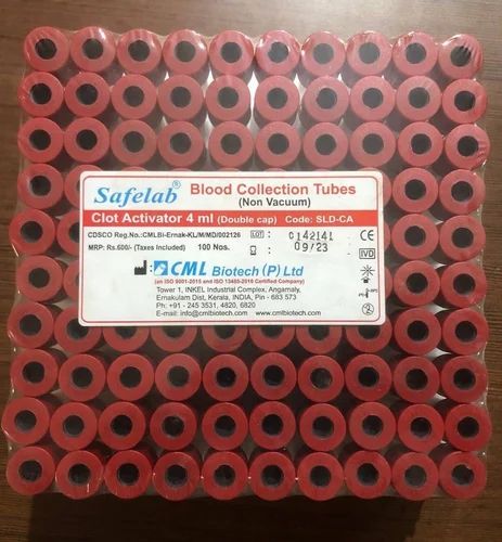 BCT Plain Tube Non Vacuum 4Ml