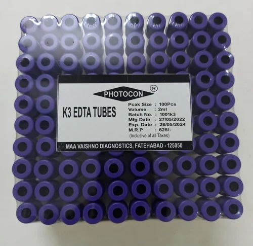 Plastic Blood Collection Tube, For Laboratory