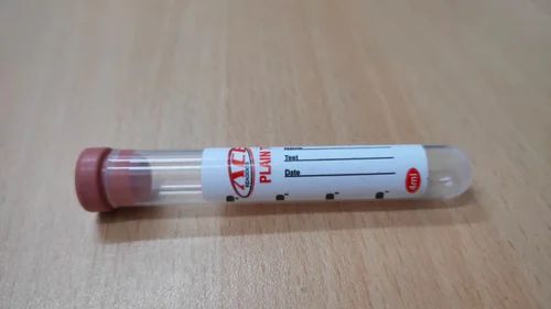 4ml Blood Collection Plain Tube Rubber Caps