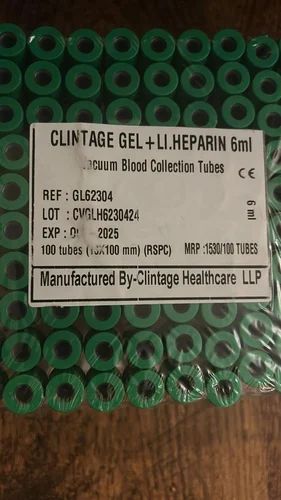 ClinTube Non Vacuum Sodium Heparin, 2ml, 3ml, 4ml