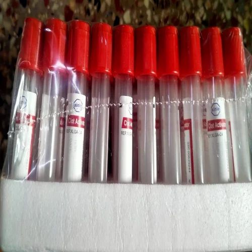 Glass Sodium Citrate 4ml Accuvet Plus Non Vacuum Blood Collection Tube