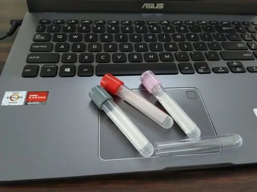 Double Cap Non Vaccum Blood Collection Tubes Edta K3 / Clot Activator / Sodium Floride